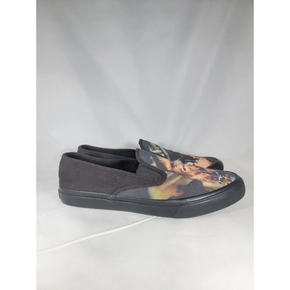 Sperry x Star Wars Black Slip On Mens US 10.5  Shoes Han Solo Chewbacca STS17650
